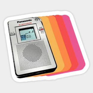 The Panasonic RR-DR60 IC audio recorder Sticker